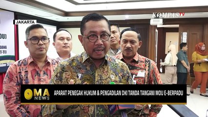 Aparat Penegak Hukum dan Pengadilan DKI Jakarta Tanda Tangani MoU e-Berpadu - MA NEWS