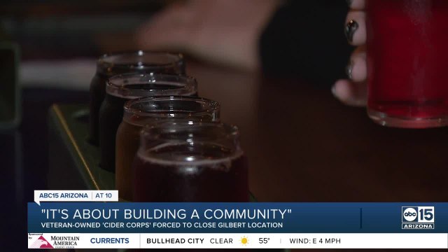 Cider Corps closes down Gilbert location after hardships