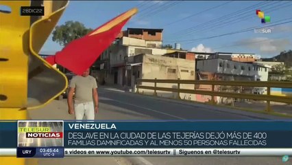 En Venezuela continúa la construcción de hogares para damnificados por un deslave en la ciudad de Tejerías