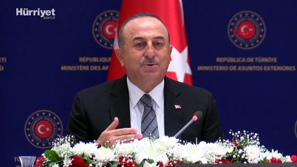 Dışişleri Bakanı Mevlüt Çavuşoğlu, yıl sonu basın bilgilendirme toplantısında açıklamalarda bulundu