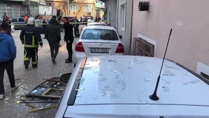 Bursa'da patlama sonrası yangın çıkan evdeki bir kişi yaralandı