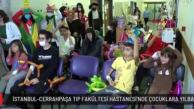 İSTANBUL-CERRAHPAŞA TIP FAKÜLTESİ HASTANESİ'NDE ÇOCUKLARA YILBAŞI SÜRPRİZİ