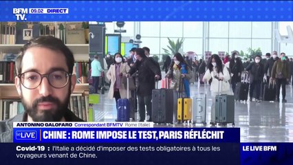 Download Video: L'Italie est premier pays européen à imposer un test aux voyageurs venant de Chine