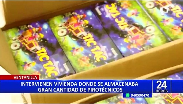 Ventanilla: PNP y Sucamec intervienen vivienda donde se almacenaba pirotécnicos ilegales