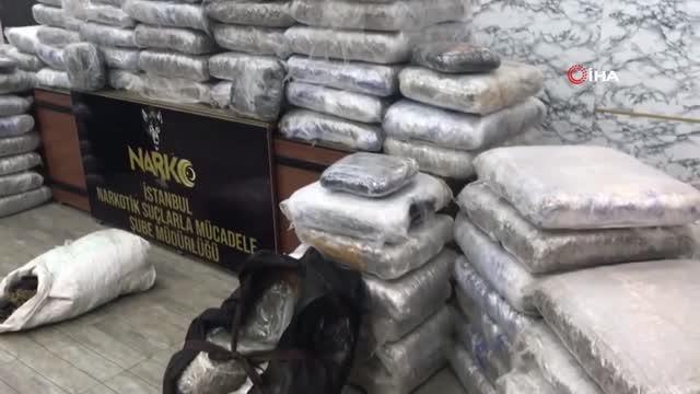 İstanbul'da uyuşturucu operasyonu: Yarım tona yakın narkotik madde ele geçirildi