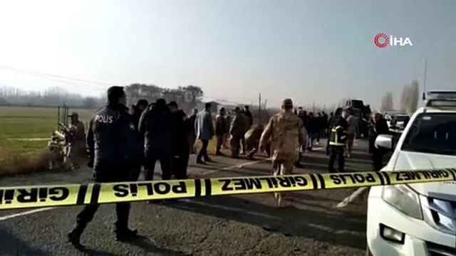 Iğdır'da zırhlı askeri araç devrildi: 12 asker yaralı