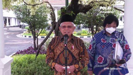 Wapres Menghadiri Penyerahan Program Penilaian Peringkat Kinerja Perusahaan Dalam Pengelolaan Lingkungan Hidup (Proper) Tahun 2022