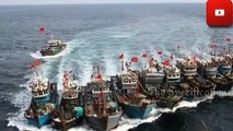 Argentina Has No mercy, Coast Guard Sinks Chinese Ships roaming Illegally - Chinese fishing Boats