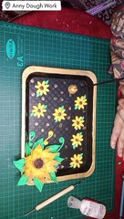 Handmade Decoration Plater With Clay part #5