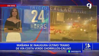 Download Video: Costa Verde Callao: hoy se inaugura último tramo de vía que une Chorrillos-La Punta en 25 minutos