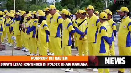 Bupati Lepas Kontingen  Porprov 7 di Berau
