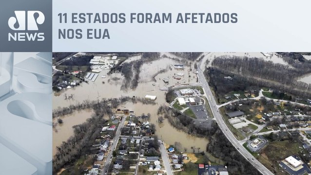 Costa Oeste dos EUA sofre com fortes chuvas e rajadas de ventos