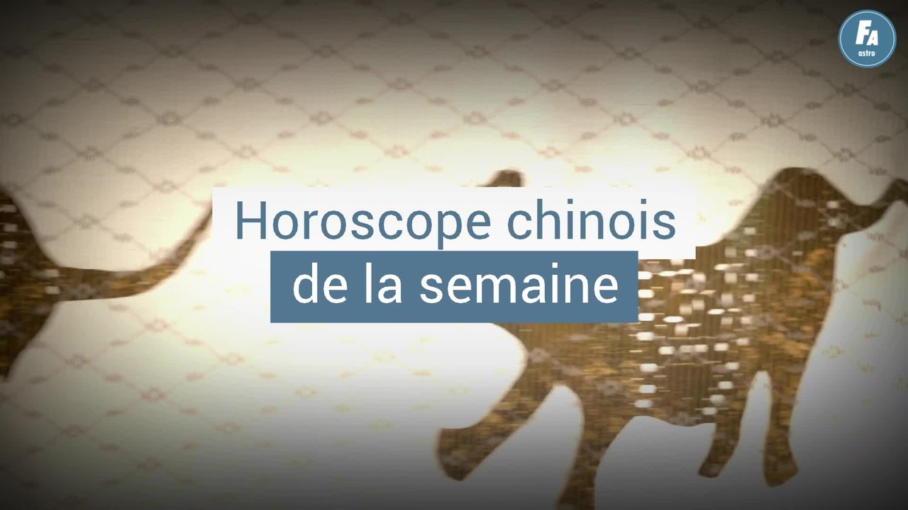 FEMME ACTUELLE - Horoscope chinois de la semaine du 2 au 8 janvier 2023