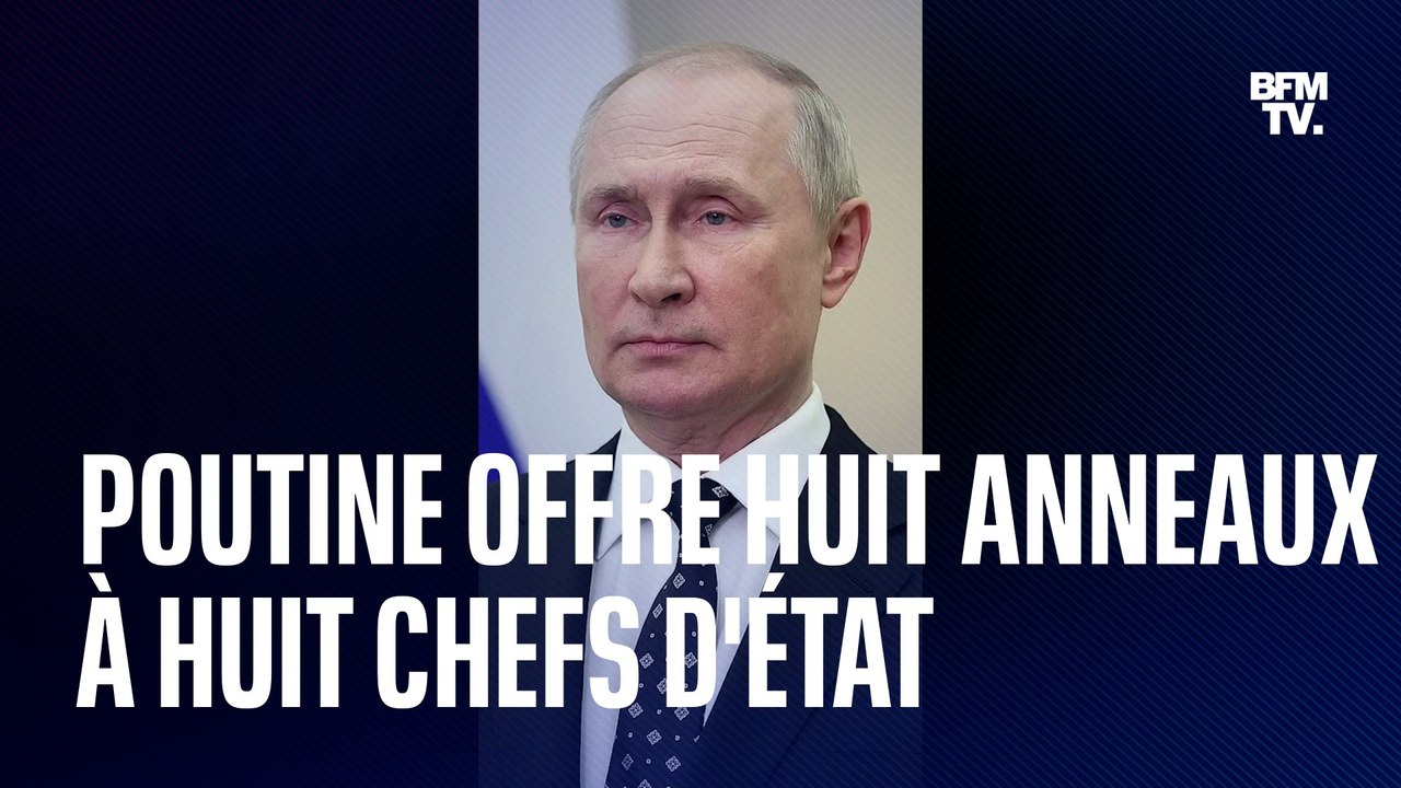 Huit anneaux pour huit chefs d'Etat : Vladimir Poutine invoque "
