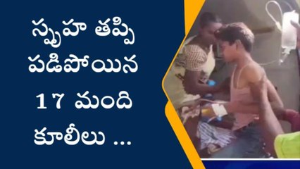 బాపట్ల జిల్లా : పొలంలో పనిచేస్తూ స్పహతప్పిన 17 మంది కూలీలు... పలువురి పరిస్థితి విషమం