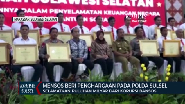 Selamatkan 25 Milyar Korupsi Bansos, Mensos Risma Beri Penghargaan Kapolda Sulsel