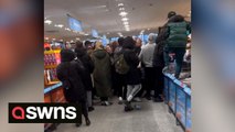 Scenes of 'absolute chaos' as adults pushed & shoved kids as young as seven to get Prime energy drinks