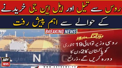 Russian Energy Minister to arrive in Pakistan for 2-day visit on January 19, sources