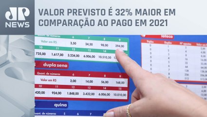 Prêmio estimado da Mega da Virada 2022 sobe para R$ 500 milhões