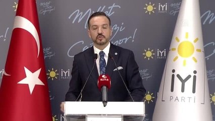 İYİ Parti Sözcüsü Zorlu, basın toplantısı düzenledi