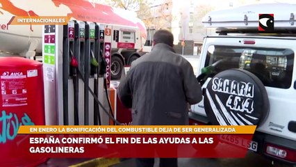 España confirmó el fin de las ayudas a las gasolineras