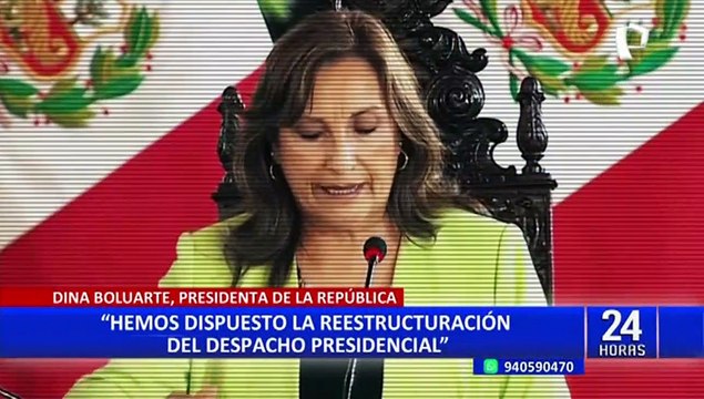 Dina Bolaurte: Tenemos un solo gabinete de ministros y ministras comprometidos con el país