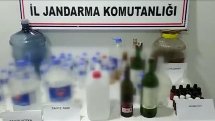 GAZİANTEP - Kaçak alkol ve içki operasyonunda 7 kişi yakalandı