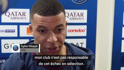 PSG - Mbappé ne va “jamais digérer” la défaite en finale mais ne mélange pas club et sélection