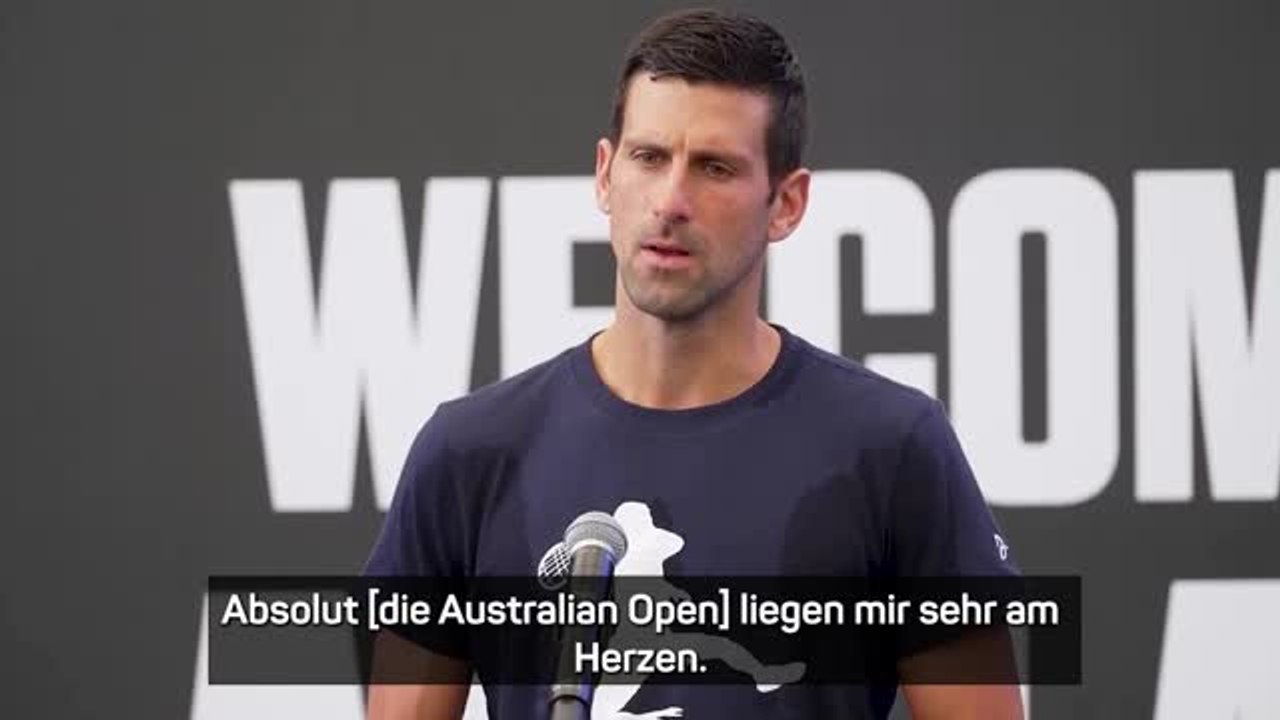 'Lieblingsslam': Djokovic freut sich auf AO