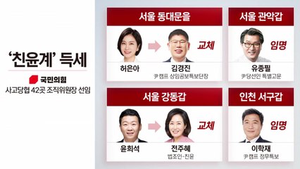 [나이트포커스] 국민의힘, 사고 당협 42곳 조직위원장 인선 / YTN