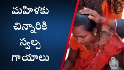 నెల్లూరు జిల్లా: రోడ్డు దాటుతున్న మహిళ... ఫుల్ స్పీడ్ లో బైక్... రోడ్డంతా రక్తమే