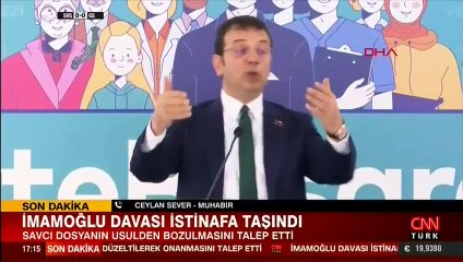Son dakika... İmamoğlu davası istinafa taşındı