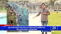 Chorrillos: bañistas que ingresaron a pileta de Agua Dulce pusieron en riesgo su salud y sus vidas