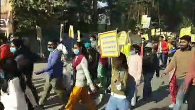 24वां स्थापना दिवस- रैली निकाल विद्यार्थियों ने दिया नशामुक्ति का संदेश एवं ली शपथ
