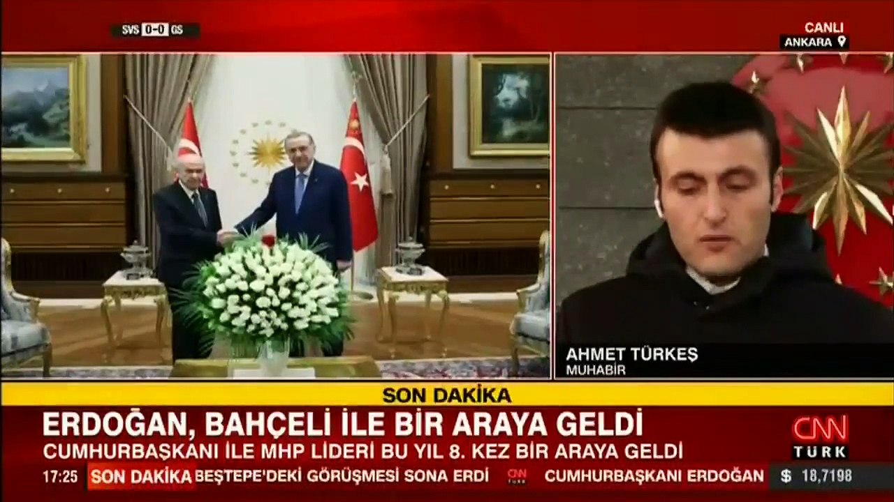 Son dakika... Cumhurbaşkanı Erdoğan, MHP lideri Bahçeli ile görüştü