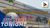 BSP expects inflation to settle between 7.8%-8.6% in December