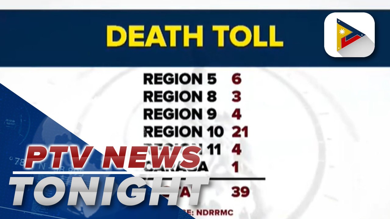 NDRRMC: Death toll of shear line-induced floods at 39