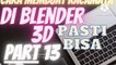 cara membuat kacamata di Blender 3D PART 13