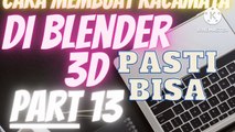 cara membuat kacamata di Blender 3D PART 13