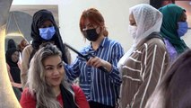 İlk kez ülkelerinden ayrılan Çadlı kadınlar Türkiye'de meslek öğreniyor