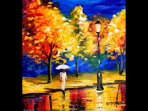 352. Esőben hazafelé - 27. GYÓGYÍTÓ KÉPEK (olaj) - Profiknak