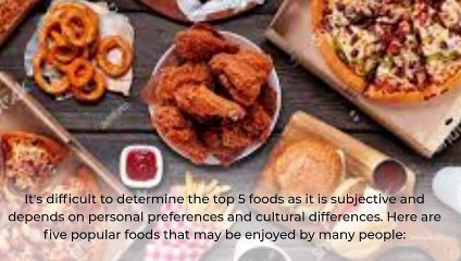 Top 5 Food in the word | The most eaten foods in the world