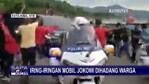 Warga Hadang Iringan Mobil Presiden Jokowi untuk Berfoto Bareng!