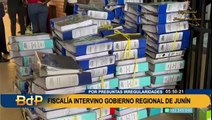 Junín: Fiscalía intervino sede del Gobierno Regional ante denuncia de presuntas irregularidades