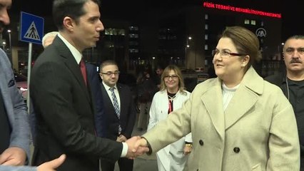 Aile ve Sosyal Hizmetler Bakanı Yanık, yeni yılın ilk bebeklerini ziyaret etti (2)