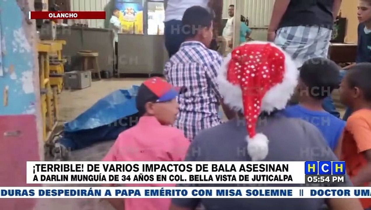 Ultiman a un hombre en Juticalpa, Olancho
