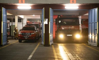 Başkent itfaiyesi yeni yılı görev başında karşıladı