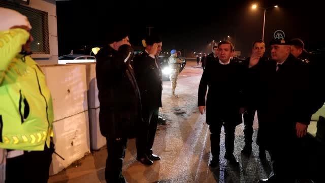 Orgeneral Ali Çardakcı, trafik denetimine katıldı