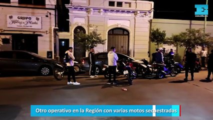 Otro operativo en la Región con varias motos secuestradas