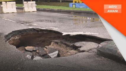 Infrastruktur Jalan | Tanah mendap di Taman Keramat